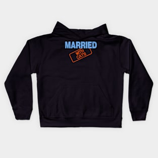 Married With Cats Kids Hoodie